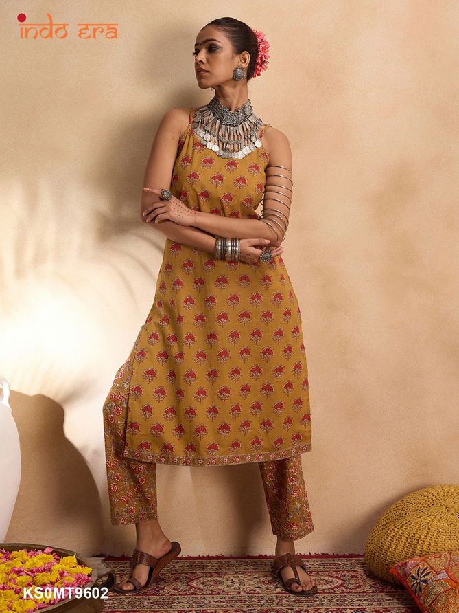 2480 Indo Era Designer Printed Cotton Kurta With Bottom Wholesalers In Delhi
